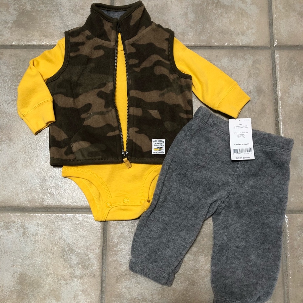 Carters baby boy set 3M